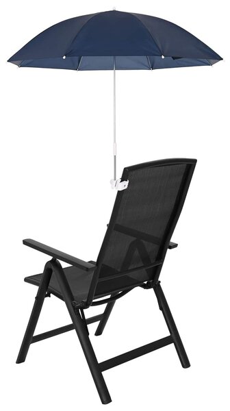 VidaXL Csipeszes napernyő 2 pcs Sötétkék Ø 105 x 86 cm 170T poliészter