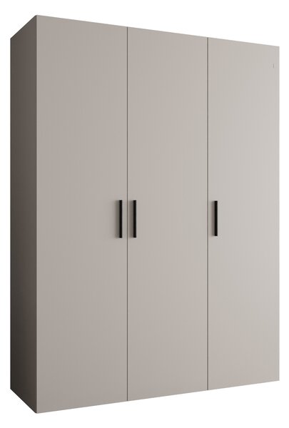 Ruhásszekrény 150 cm Borry 1 (kasmír + fekete)