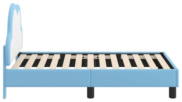VidaXL Gyerekágy keret fejtámlával Kék 70 x 140 cm PU