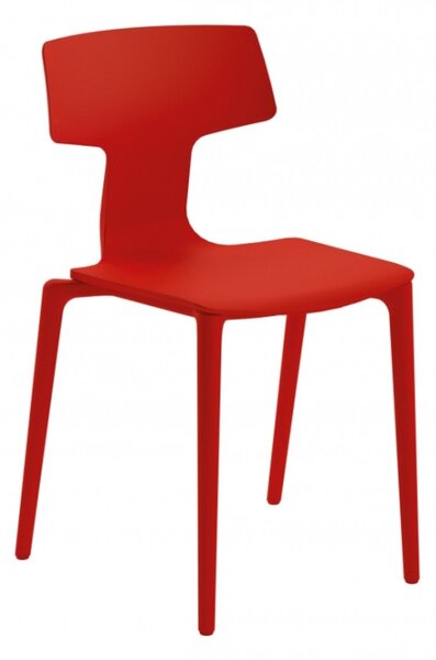 Colos Split műanyag kerti szék piros