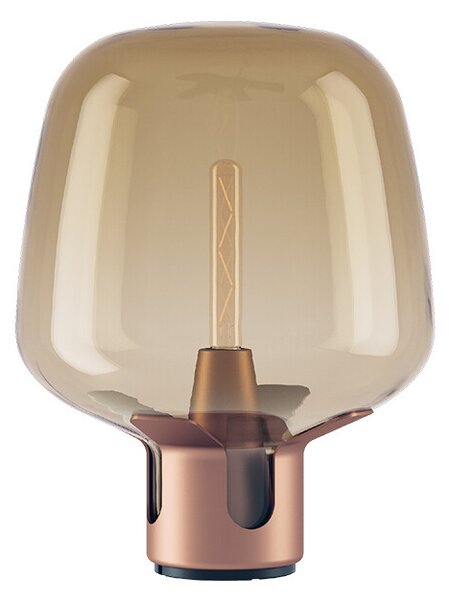Lodes - Flar Asztali Lámpa Medium Terra/Honey - Lampemesteren