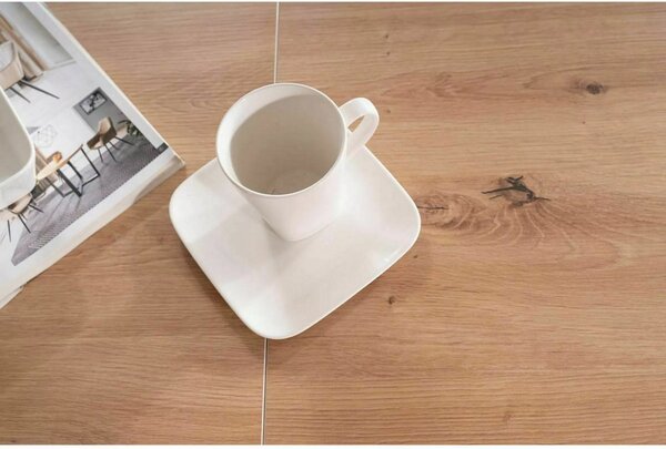 Presto Artisan Kihúzható Étkezőasztal Laminált Tölgy-Fekete