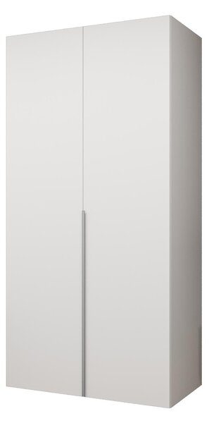 Ruhásszekrény 100 cm Alice 1 (fehér + kasmír)