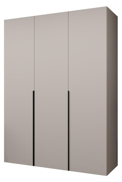 Ruhásszekrény 150 cm Alice 1 (kasmír + fekete)