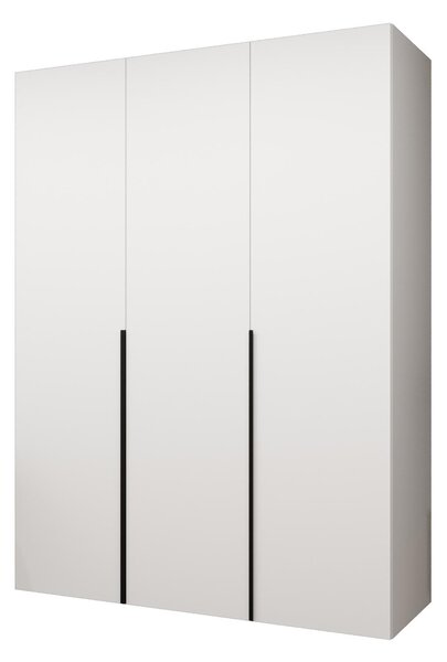 Ruhásszekrény 150 cm Alice 1 (fehér + fekete)