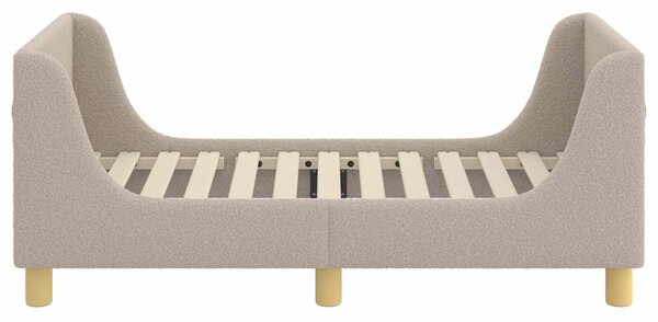 VidaXL Gyerekágy keret fejtámlával Világosszürke 70 x 140 cm