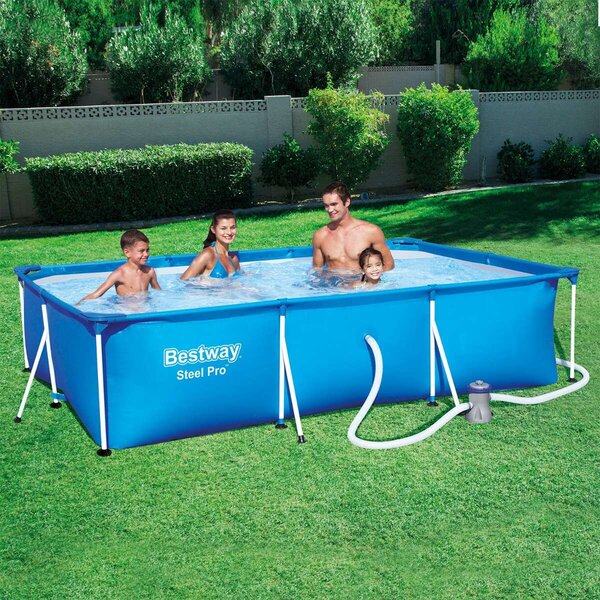 Bestway amalfi Fémvázas medence papírszűrős vízforgatóval 66x201x300cm