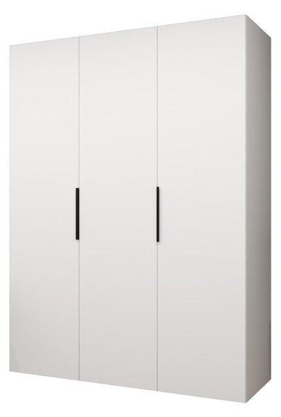 Z0ND0 Ruhásszekrény 150 cm Mirabella 1 (fehér + fekete). Akció -19%. 1126349