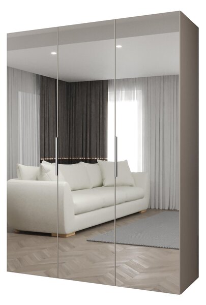 Ruhásszekrény 150 cm Mirabella 3 (kasmír + kasmír)