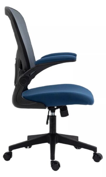 Q-333 Ergonomikus Hálós Forgószék Kék-Szürke