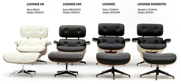 King Home Lounge Premium Széles Fotel Olasz Bőr Fehér Dió