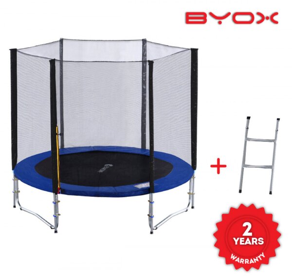 Byox Trambulin 8 közepes 244cm - kék