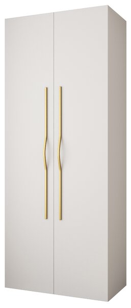 Ruhásszekrény 100 cm Carmela 40-2 (fehér + arany)