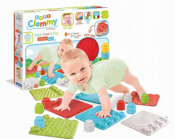 Clementoni Clemmy puha játszószőnyeg és építőkocka szett