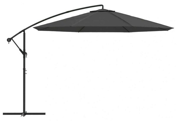 350 cm-es Konzolos Napernyő - Antracit Szürke