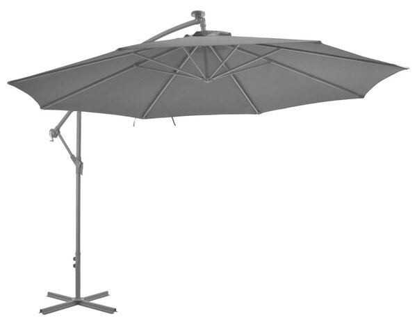 350 cm-es Konzolos Napernyő - Antracit Szürke