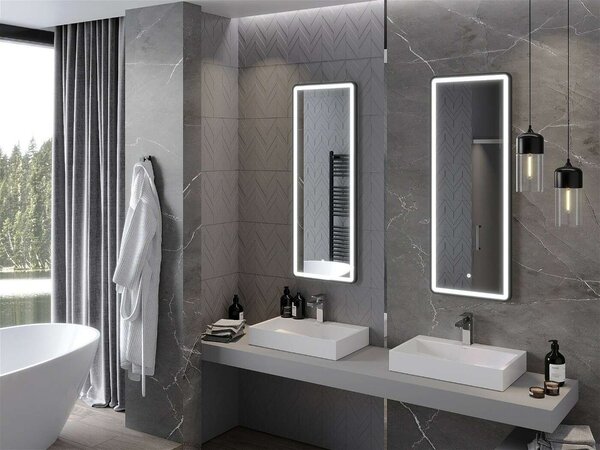 Mexen Coro LED Fürdőszobai Tükör - 45x120 cm