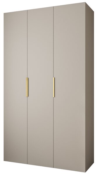 Ruhásszekrény 140 cm Carmela 40-4 (kasmír + arany)