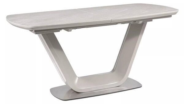 Armani Ceramic Bővíthető Kerámia Étkezőasztal Matt Szürke 160-220 cm
