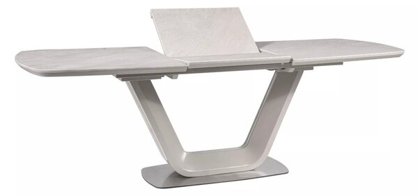 Armani Ceramic Bővíthető Kerámia Étkezőasztal Matt Szürke 160-220 cm