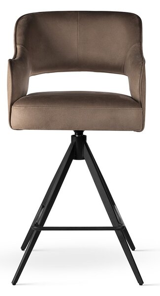 Mercy Supreme Twist Forgó Bárszék Kárpitozott Barna 60cm