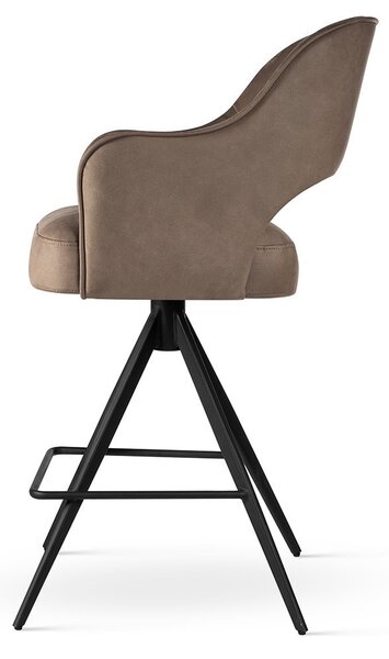 Mercy Supreme Twist Forgó Bárszék Kárpitozott Barna 60cm