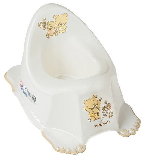 Tega Baby bili - Teddy Bear white pearl