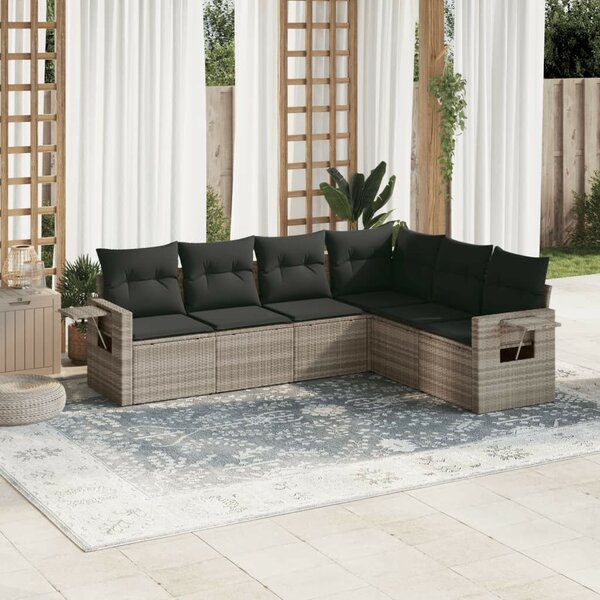 VidaXL Polyrattan Kerti Ülőgarnitúra - 6 részes