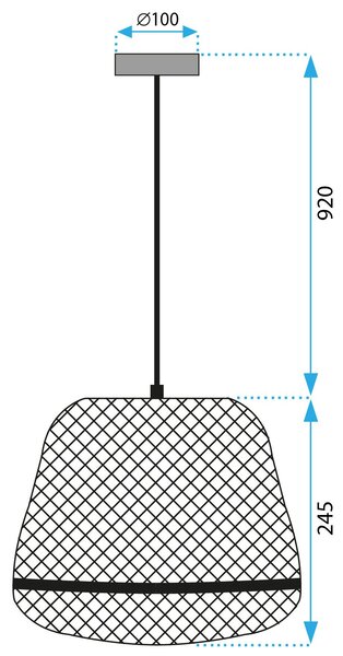 Mennyezeti lámpa APP1338-1CP