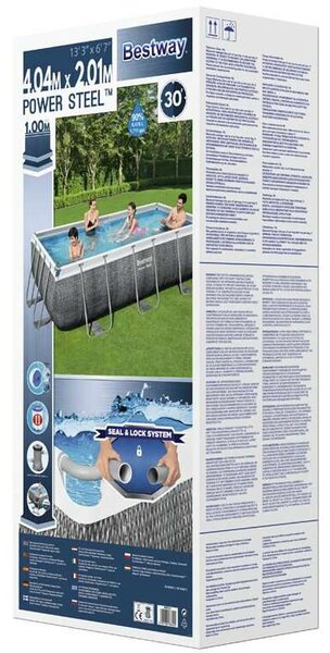 Bestway Power Steel Medence - Családi - 404x201x100cm