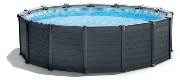 Intex Graphite Gray Pool medence 478 x 124 cm (homokszűrővel) (26384GS)