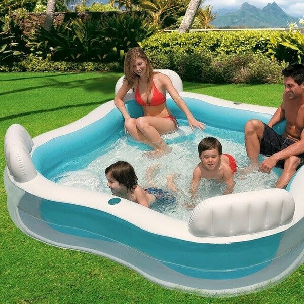 Intex Family Lounge Swim Center medence 229 x 229 x 66cm (56475)
