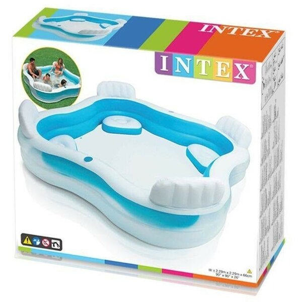 Intex Family Lounge Swim Center medence 229 x 229 x 66cm (56475)