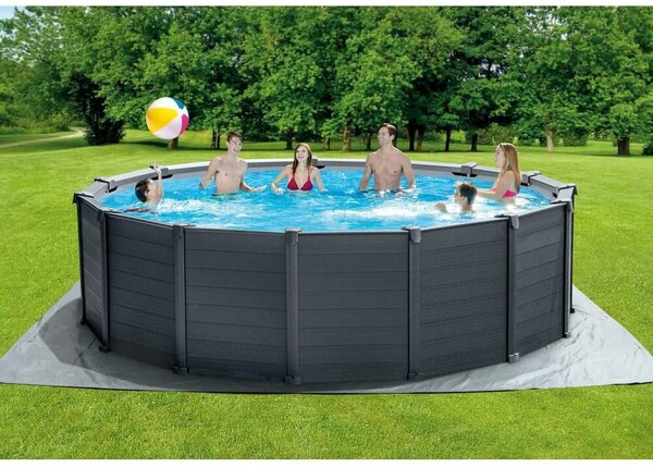 Intex Graphite Gray Pool medence 478 x 124 cm (homokszűrővel) (26384GS)