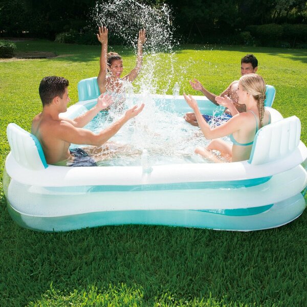 Intex Family Lounge Swim Center medence 229 x 229 x 66cm (56475)
