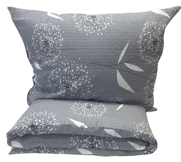 Pitypang Feher krepp ágyneműhuzatTiaHome - 1x Párna 90x70cm, 1x Paplan 140x200cm