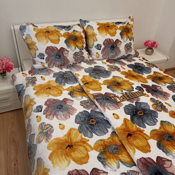 Daisy mikroplüss ágyneműhuzat 200x140cm+90x70cm TiaHome