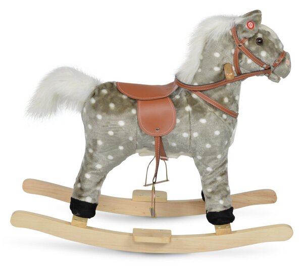 Moni Spotty Hintaló 70 cm - pöttyös szürke