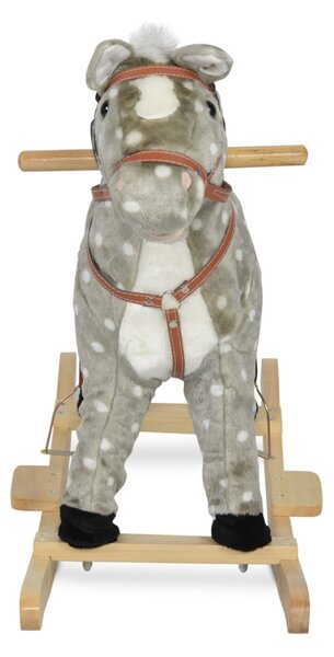 Moni Spotty Hintaló 70 cm - pöttyös szürke