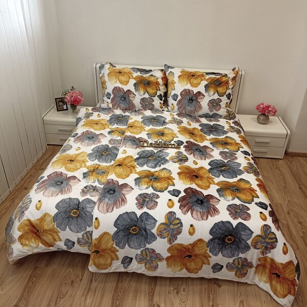 Daisy mikroplüss ágyneműhuzat 200x140cm+90x70cm TiaHome