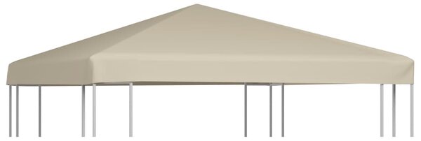 Bézs pavilon tetőponyva 310 g/m² 3 x 3 m