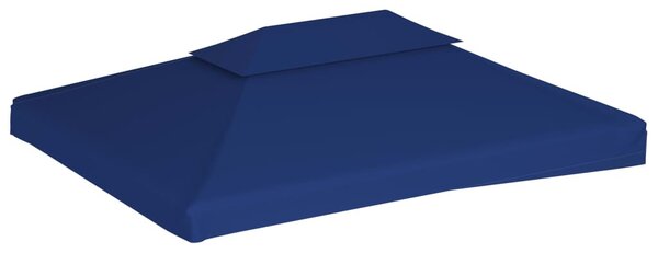 Kék kétszintes pavilon tetőponyva 310 g/m² 4 x 3 m