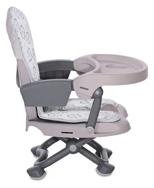 Lorelli Ego Plus székre szerelhető székmagasító - White Fluff PU Leather