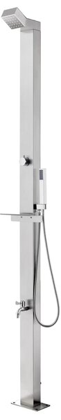 Rozsdamentes acél kerti zuhany 220 cm
