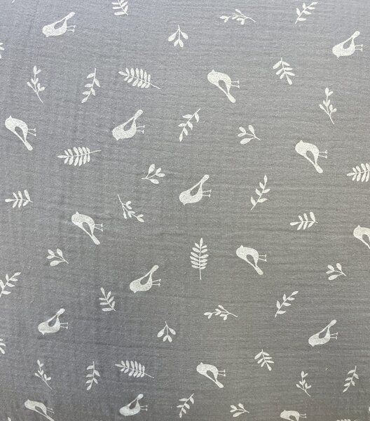 Muszlin ágyneműhuzat Bird 140x200cm+90x70cm TiaHome