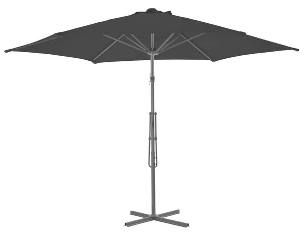 VidaXL Kültéri Karos Napernyő - Fekete - 300x230 cm