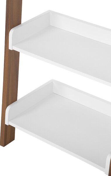 Ötszintes polcos elem MOBILE TRIO 164 cm Barna/fehér