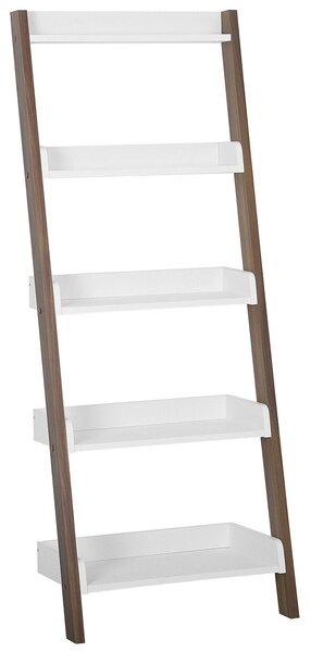 Ötszintes polcos elem MOBILE TRIO 164 cm Barna/fehér