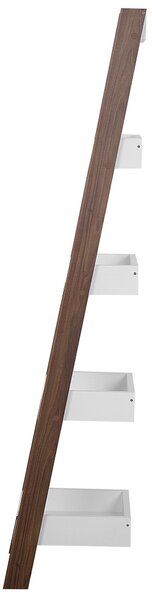 Ötszintes polcos elem MOBILE DUO 166 cm Barna/fehér