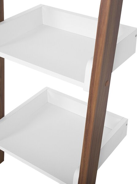 Ötszintes polcos elem MOBILE DUO 166 cm Barna/fehér